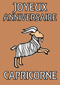 F&ecirc;te zodiacale pour un Capricorne dynamique